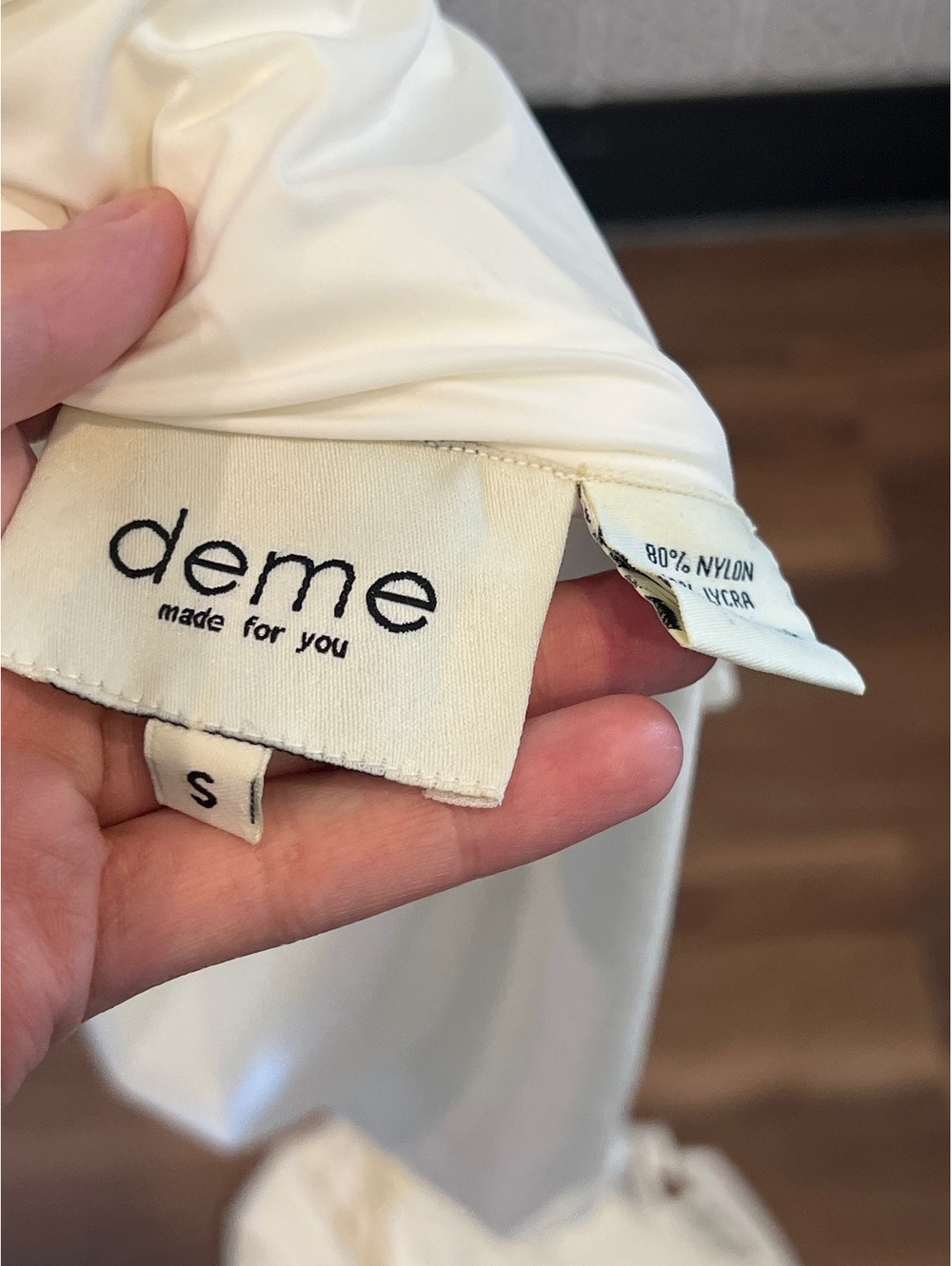 Deme by Gabriella ALYSSA top and skirt set off white small - Picture 3 of 11